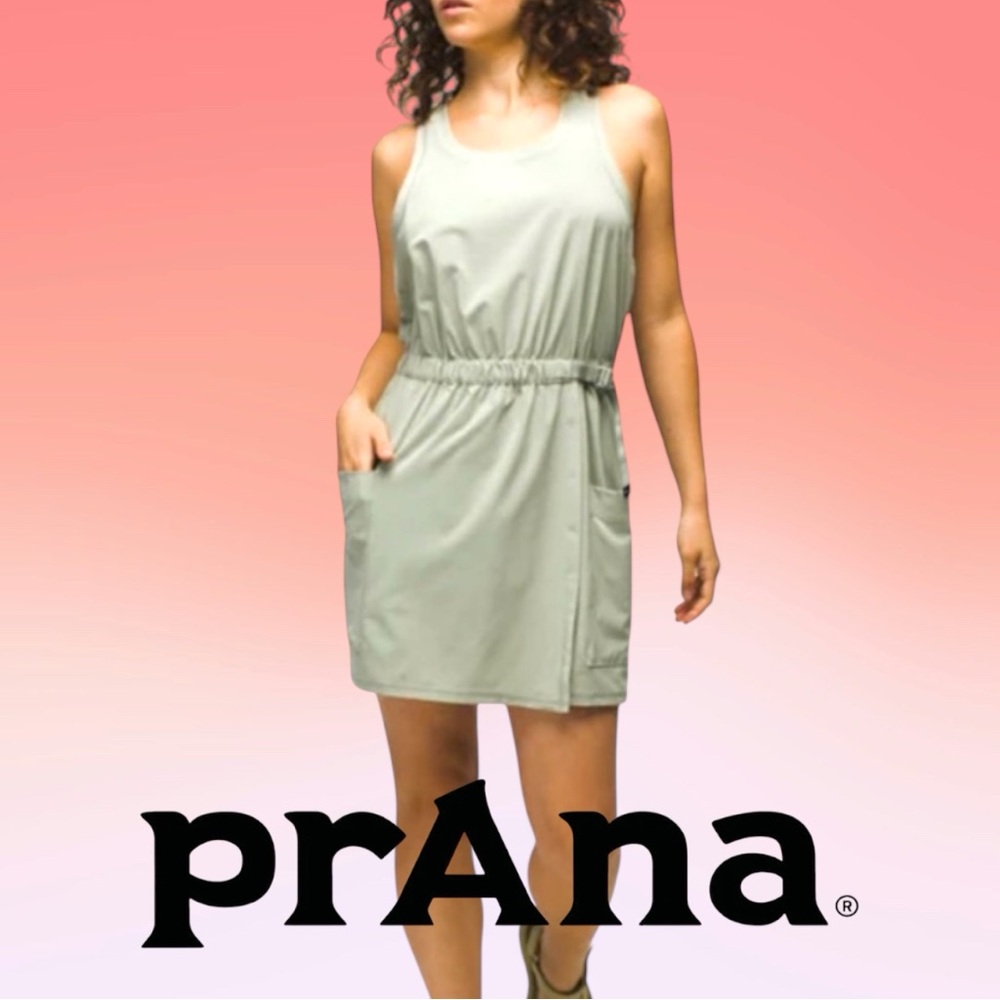 PrAna Railay Pocket Dress Juniper Green Large